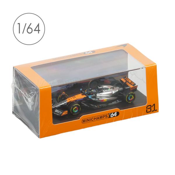 MINICHAMPS 1/64スケール マクラーレン F1 Team MCL39 O.ピアストリ イギリスGP 2025 2位入賞 530257581