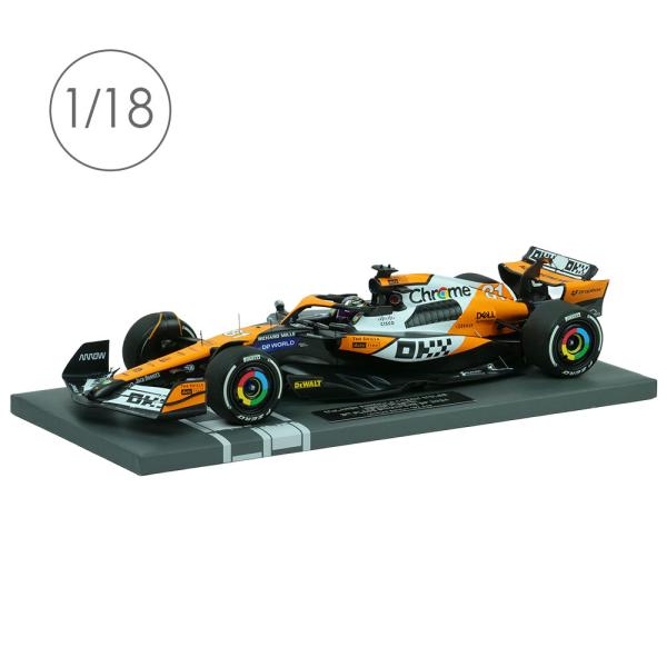 MINICHAMPS 1/18スケール マクラーレン F1 Team MCL38 O.ピアストリ シンガポールGP 2024 3位入賞 537243681