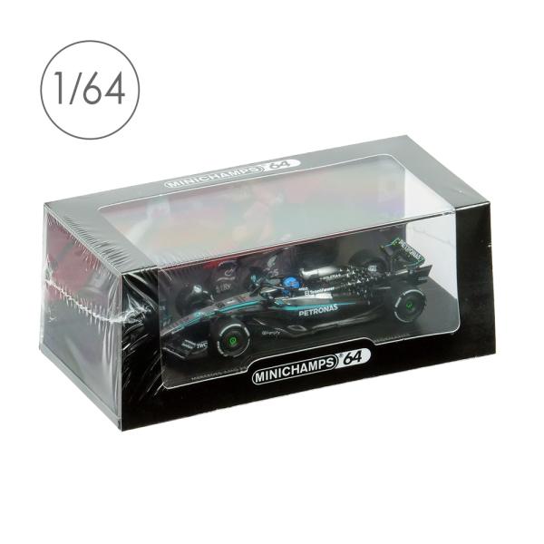 MINICHAMPS 1/64スケール メルセデス AMG ペトロナス F1 チーム W16 Eパフォーマンス G.ラッセル カナダGP 2025 ウィナー 640251063