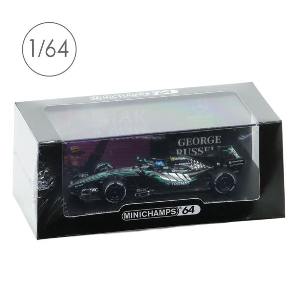 MINICHAMPS 1/64スケール メルセデス-AMG ペトロナス F1チーム W17 G.ラッセル オーストラリアGP 2026 ウィナー 640260163
