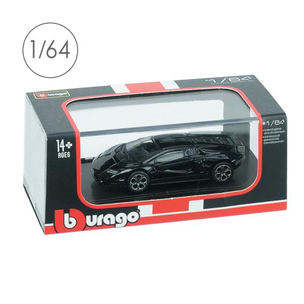 Bburago 1/64スケール ランボルギーニ カウンタック LPI 800-4 ブラック BUR24936BK