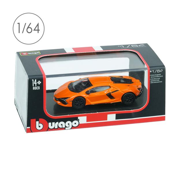 Bburago 1/64スケール ランボルギーニ レヴェルト オレンジ BUR59130O