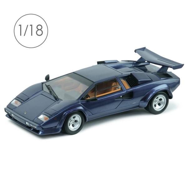 京商 1/18スケール ランボルギーニ カウンタック LP5000 クワトロバルボーレ ダークブルー KS08320DBL