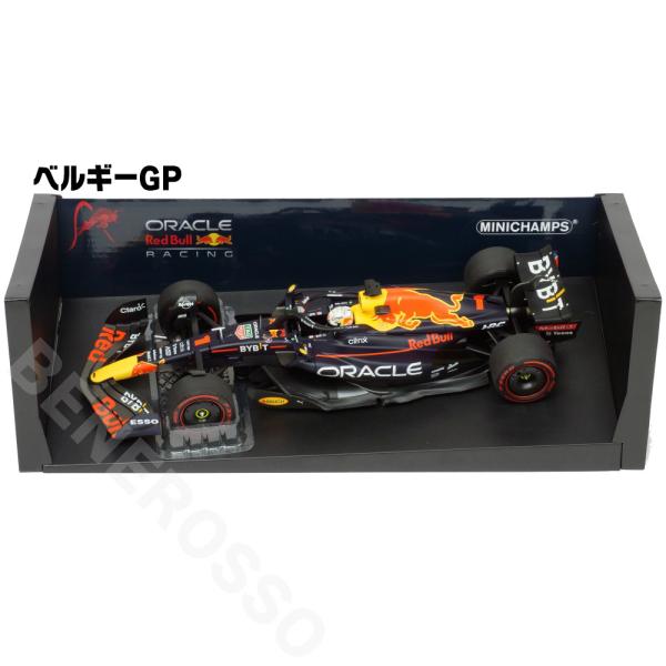 MINICHAMPS 1/18スケール オラクル レッドブル レーシング RB18 M.フェルスタッペン ベルギーGP 2022 ウィナー 110221401