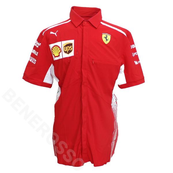 Ferrari フェラーリ 2018 クルー支給用 チームシャツ レッド