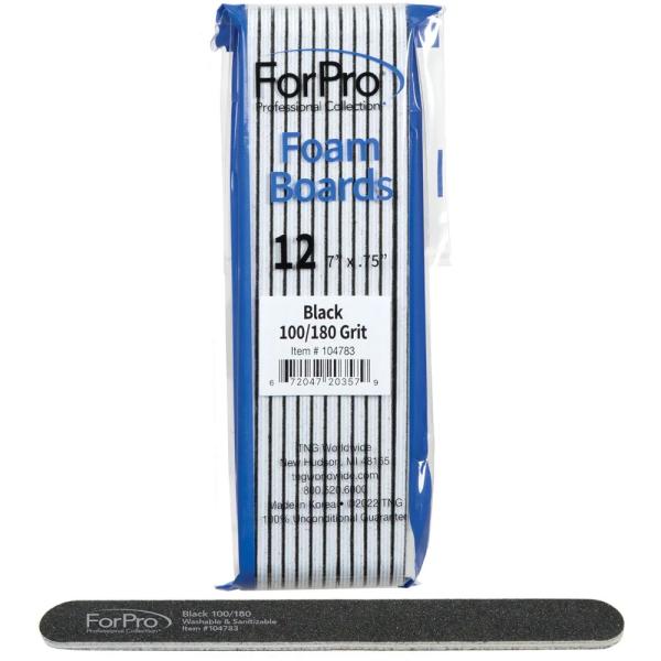 ForPro ブラック フォームボード 100/180グリット (12本入り)