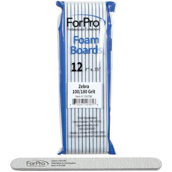 ForPro ゼブラ フォームボード 100/180グリット (12本入り)