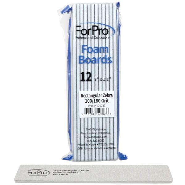 ForPro ゼブラ 直角フォームボード 100/180グリット (12本入り)