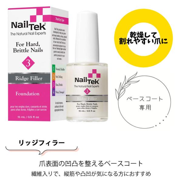 ■リッジフィラー ファンデーション3硬く、もろくなったネイル用の欠陥を隠すベースコート。爪の回復をサポートしながら、保護し、爪の強化剤としても機能します。定期的に使用することで、健康的な爪の成長を促進します。自爪の強化として、強化剤、コンデ...