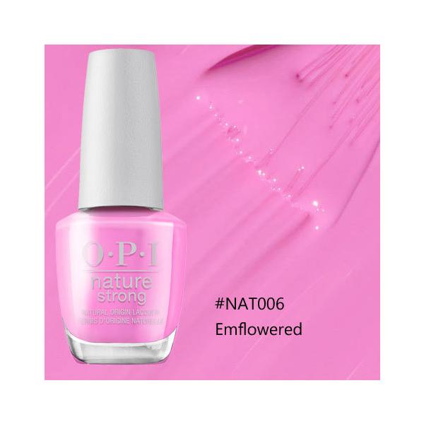 送料無料 OPI ネイチャーストロング - #NAT006 Emflowered マニキュア ビーガン処方