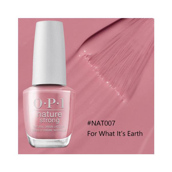 送料無料 OPI ネイチャーストロング - #NAT007 For What It’s Earth マニキュア ビーガン処方