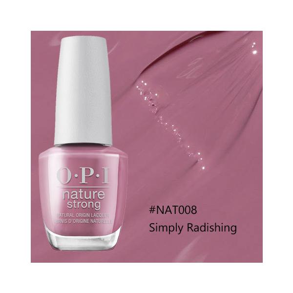 送料無料 OPI ネイチャーストロング - #NAT008 Simply Radishing マニキュア ビーガン処方