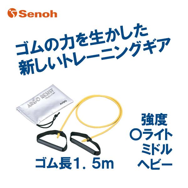 Senoh セノー アルゴレジスト BH910501 ライト150Y 1.5m トレーニング 運動 エクササイズ フィットネス 簡単 チューブ 代引き不可 メーカー直送