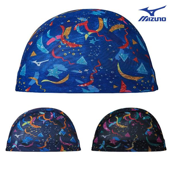 26秋冬 MIZUNO ミズノ メッシュキャップ N2JWD518 水泳 競泳 練習 ネコポス発送 代引き不可