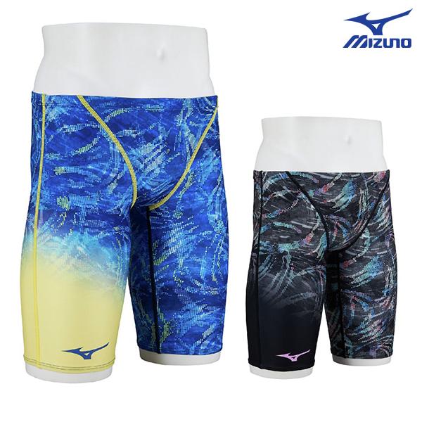 26春夏 MIZUNO ミズノ エクサースーツ N2MBD073 メンズ ハーフスパッツ 練習水着 競泳 男性 ネコポス発送 代引き不可