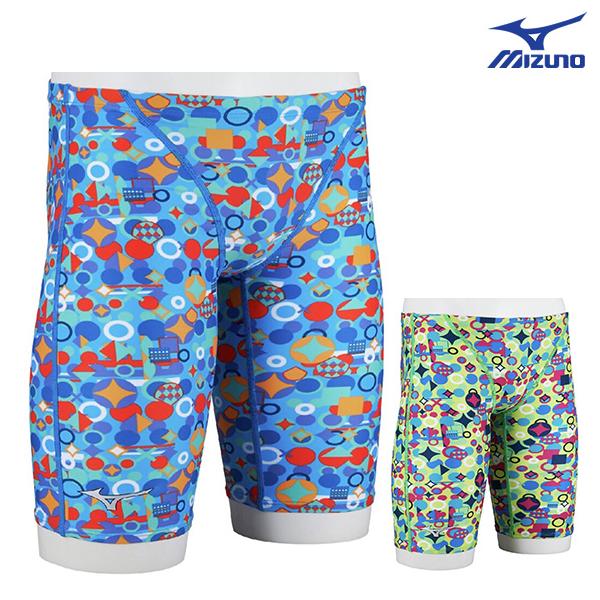 26春夏 MIZUNO ミズノ エクサースーツ N2MBD086 メンズ ハーフスパッツ 練習水着 競泳 男性 ネコポス発送 代引き不可