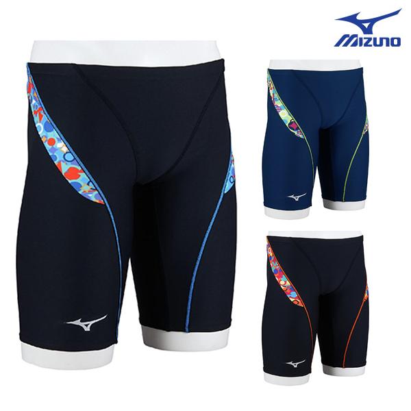 26春夏 MIZUNO ミズノ エクサースーツ N2MBD088 メンズ ハーフスパッツ 練習水着 競泳 男性 ネコポス発送 代引き不可