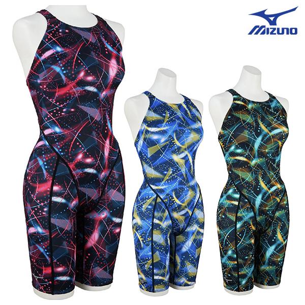 26春夏 MIZUNO ミズノ ST Graphic N2MGD244 レディス ハーフスーツ（マスターズバック） WA承認 競泳水着 女性