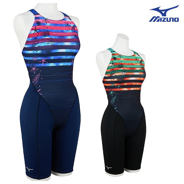 26春夏 MIZUNO ミズノ ST Graphic N2MGD741 レディス ハーフスーツ（マスターズバック） WA承認 競泳水着 女性