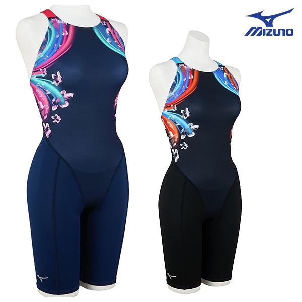 26春夏 MIZUNO ミズノ ST Graphic N2MGD742 レディス ハーフスーツ（マスターズバック） WA承認 競泳水着 女性