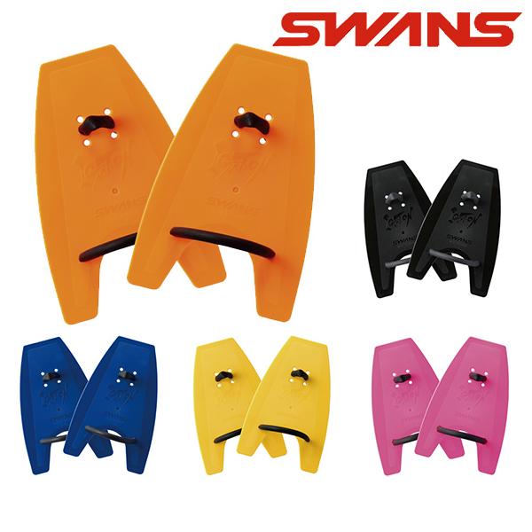 SWANS(スワンズ) 日本製 スイミング用パドル フラッシュオレンジ Mサイズ FOR Aパドル トレーニング用パドル SA-400 水泳 