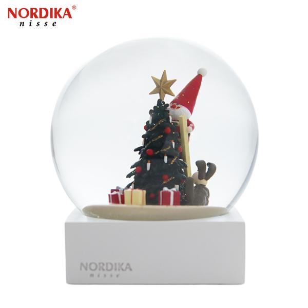 数量限定 ノルディカ ニッセ NORDIKA nisse スノードーム サンタ イヌ