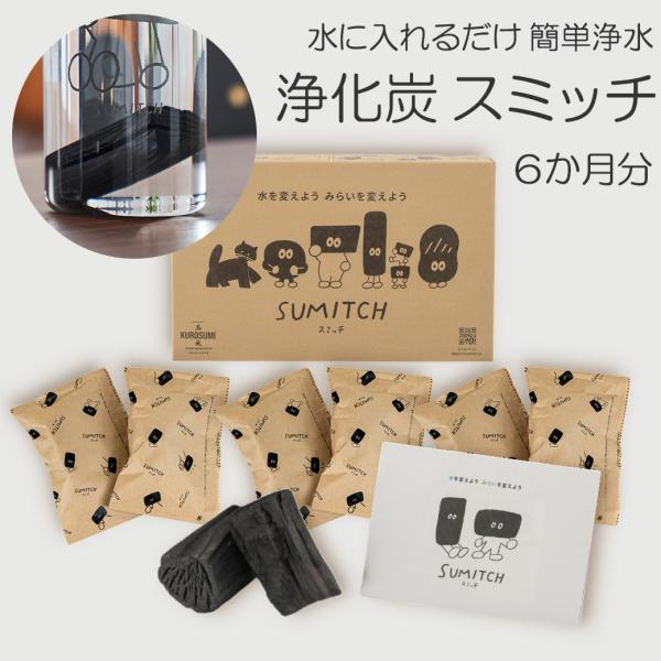 浄水 炭 スミッチ すみっち 送料無料 6ヶ月分 岩手県産 日本 浄水 炭 スミッチ すみっち 送料無料 6ヶ月分 岩手県産 日本