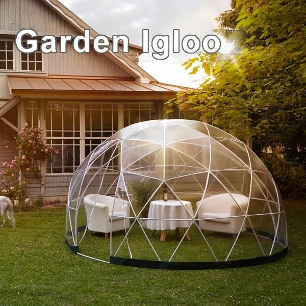 ガーデンイグルー 本体 サンルーム ドーム型テント 工具不要 組み立て 60分 直径3 6m 高さ2 2m ガーデン ドーム キット Garden Igloo テント Viewgarden 通販 Yahoo ショッピング