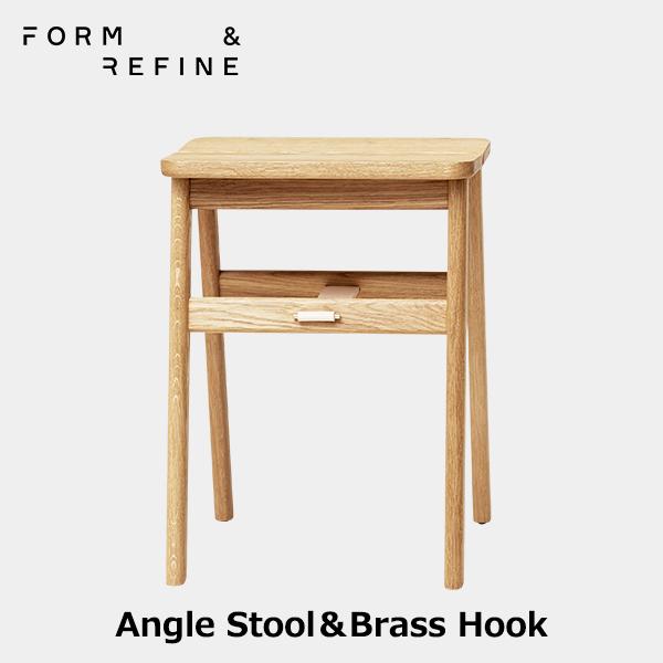 アングル スツール 木製 ホワイト オーク 椅子 ナチュラル シンプル 北欧 無垢 おしゃれ デザイン インテリア 家具 ブランド Form Refine フォーム リファイン Viewgarden 通販 Yahoo ショッピング