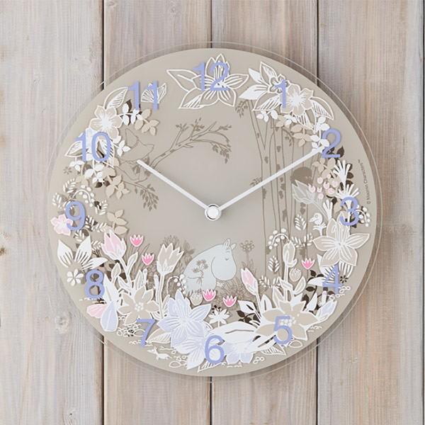 ムーミン 時計 壁掛け Moomin Picking Flowers タイムピーシーズ グッズ スナフキン ウォールクロック インテリア