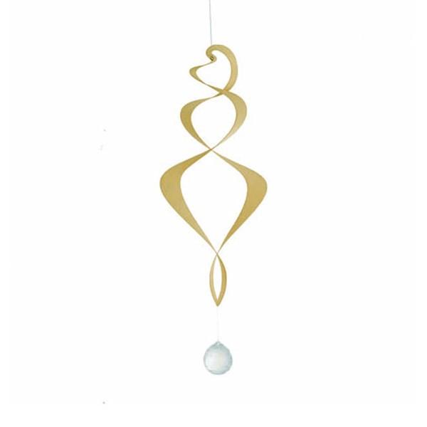 太陽のひかりを色彩に変えてお部屋の中に導きましょう素材：カエデ、スワロフスキーサイズ：全長約150cm　木製部分：長さ約15〜20cm、幅約14cm（多少の個体差があります）　クリスタル（スワロフスキー）：直径2cmmade in Germ...