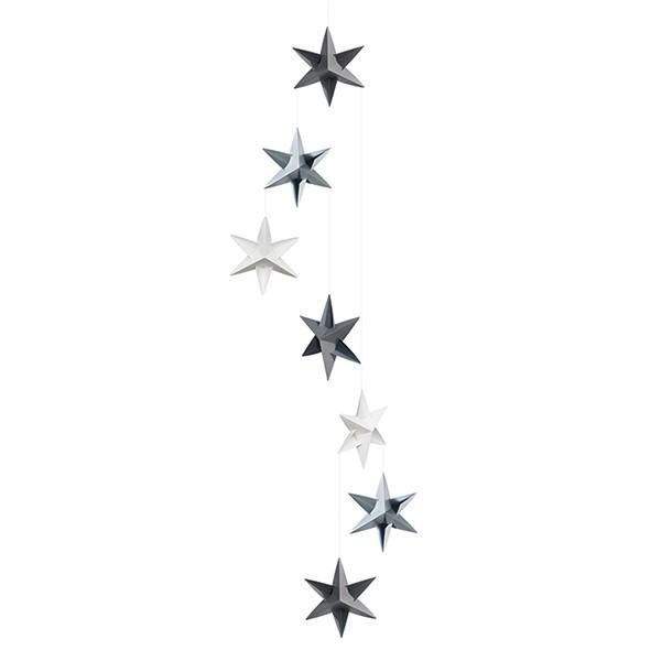 スター モビール シルバー グレー ホワイト 北欧 雑貨 Livingly リビングリー 飾り オーナメント 星 銀 おしゃれ インテリア 北欧 Viewgarden 通販 Yahoo ショッピング