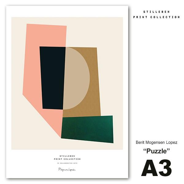 Stilleben ポスター A3 Puzzle パズル スティルレーベン 最新 31 Berit おしゃれ Print 北欧 A3bml Puz Mogensen Collection Lopez アート