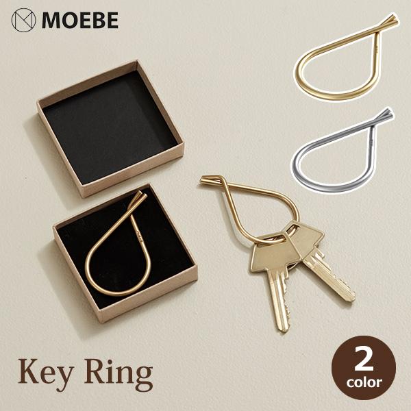 キーホルダー キーリング ゴールド シンプル 鍵 チャーム - 通販