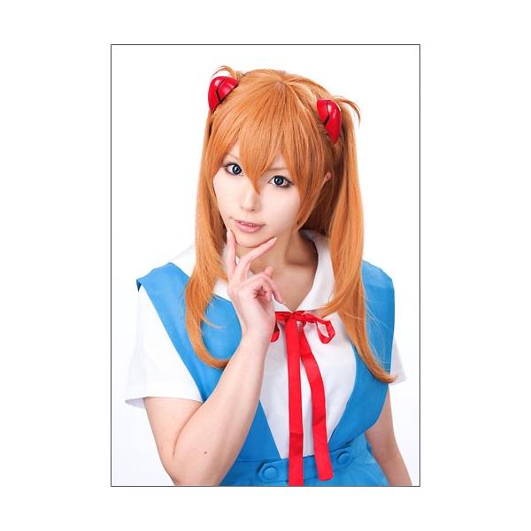 エヴァンゲリオン 式波 アスカ ラングレー 風 ウィッグ コスプレ エヴァンゲリオン 式波 アスカ ラングレー 風 ウィッグ コスプレ