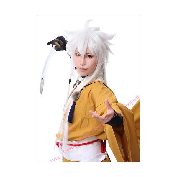 刀剣乱舞 小狐丸 風 ウィッグ コスプレウィッグ キャラウィッグ 美容師 