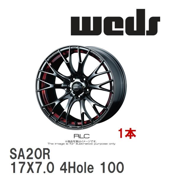 WEDS（ウェッズ） 【WEDS】 アルミホイール 1本 WedsSport SA-20R 17X7