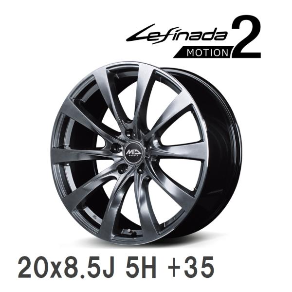 マルカサービス 【MID/マルカサービス】 Lefinada MOTION2 20x8.5J +35 