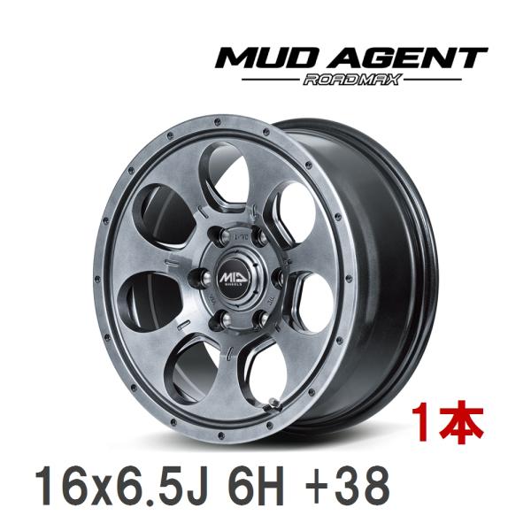マルカサービス 【MID/マルカサービス】 ROADMAX MUD AGENT 16x6.5J +