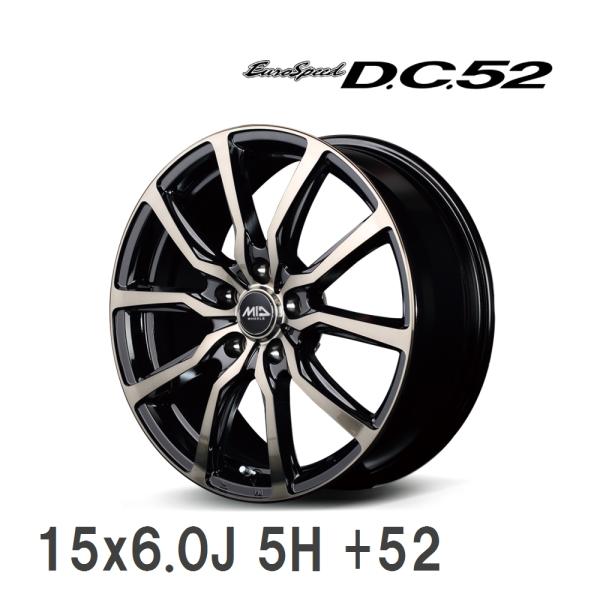 マルカサービス 【MID/マルカサービス】 EUROSPEED D.C.52 15x6.0J +52