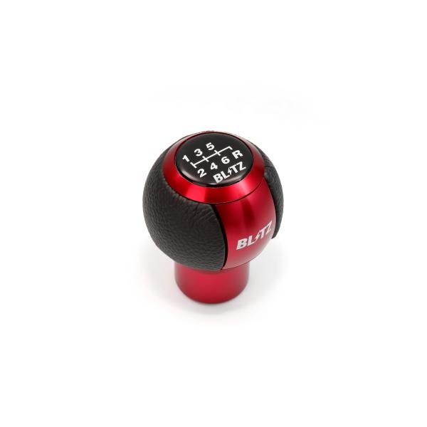 【BLITZ/ブリッツ】 LEATHER SHIFT KNOB RED トヨタ [14014]