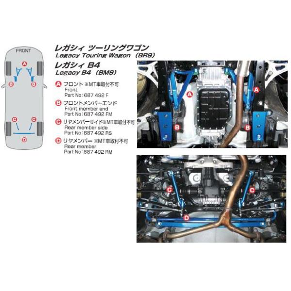 クスコ 【CUSCO/クスコ】 パワーブレース フロント レガシィ 