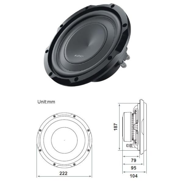 国内正規品】 audison/オーディソン Prima サブウーファー APS 8 D 