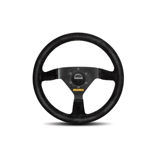 パーツ MOMO mod.69 MOMO Mod. 69 Steering Wheel 350mm - Black Suede