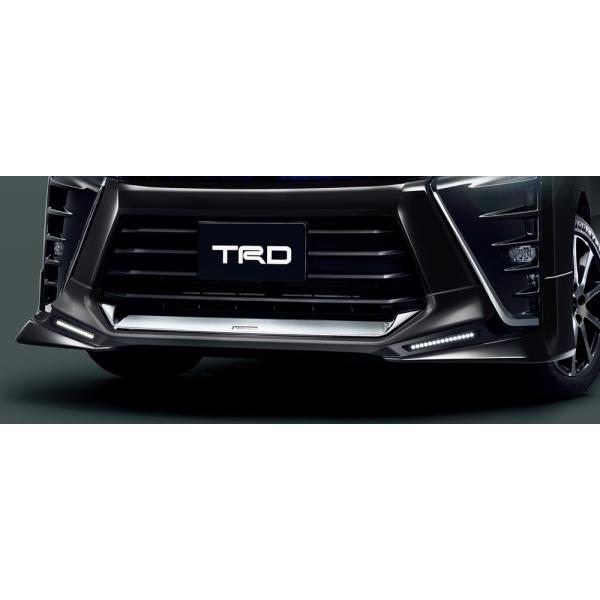 TRD 【TRD/ティーアールディー】 フロントスポイラー(LED付) 素地