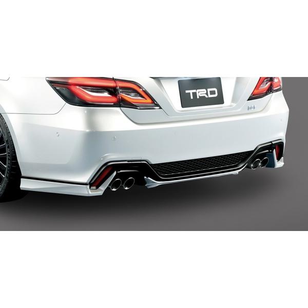 トヨタ　クラウンRS TRDスポイラ　リヤ　サイドのみ TRD 【TRD/ティーアールディー】 リヤバンパースポイラー 素地 トヨタ