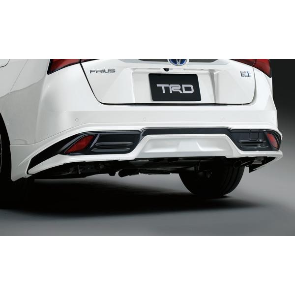 送料無料!!未使用!!未塗装!! 50プリウス TRD リヤバンパースポイラー TRD リヤトランクスポイラー 素地(未塗装) プリウス ZVW50 ZVW51