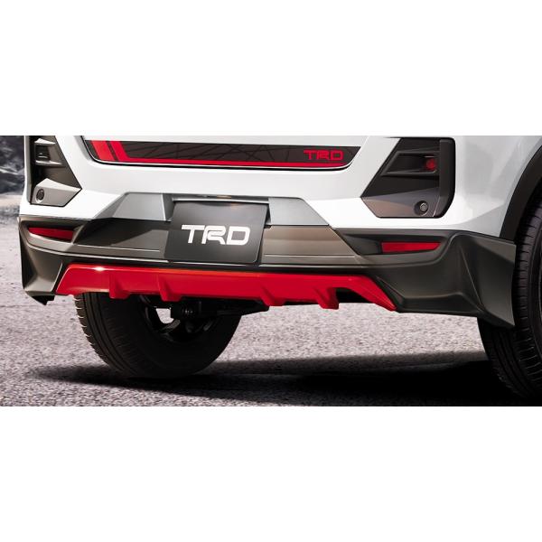 TRD 【TRD/ティーアールディー】 リヤバンパースポイラー ブラック 