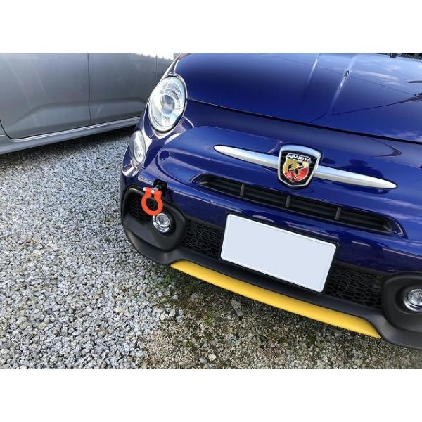 カワイ製作所　牽引フック　フロント、リヤ可倒タイプ　アバルト595FIAT500 imgrc0088548555.jpg