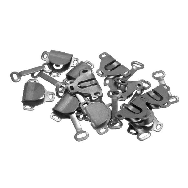 Kozelo 20個 ミシンフックとアイクロージャー 16mm x 13 mm ブ ラ ズボン 衣類 DIYに最適 ブロンズ